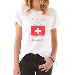 WORN ONCE!!! SAUCE FIRST AID TEE